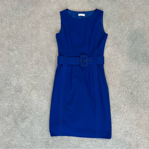 Calvin Klein Dresses & Skirts - Royal blue work dress to make a statement!
